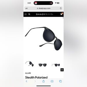 Shady Ray Stealth Allure Polarized Sunglasses